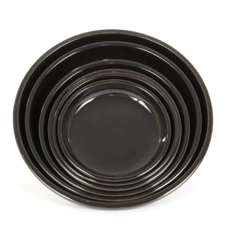 Heritage Saucer Black Blossom 25cm