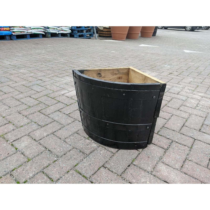 Dark Oak 1/8 Corner Tub 32cm