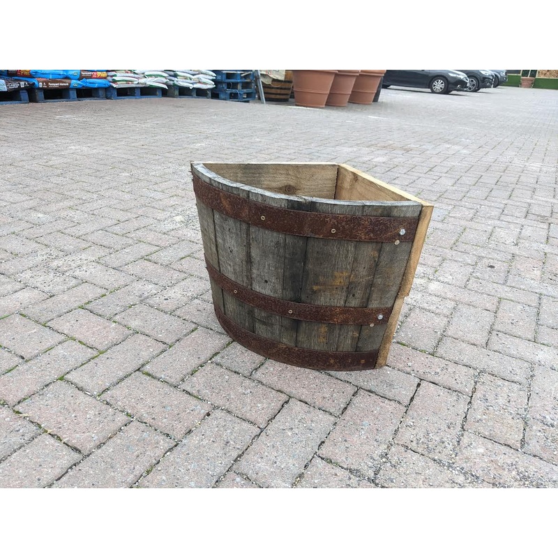 Raw Oak 1/8 Corner Tub 32cm