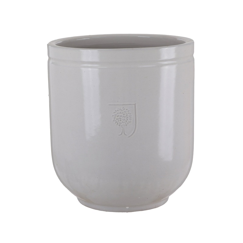 RHS HARLOW JAR WHITE 30CM