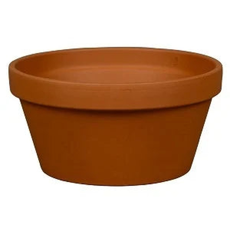 Traditional Terracotta Bowl KUL 26.2cm H12.6cm