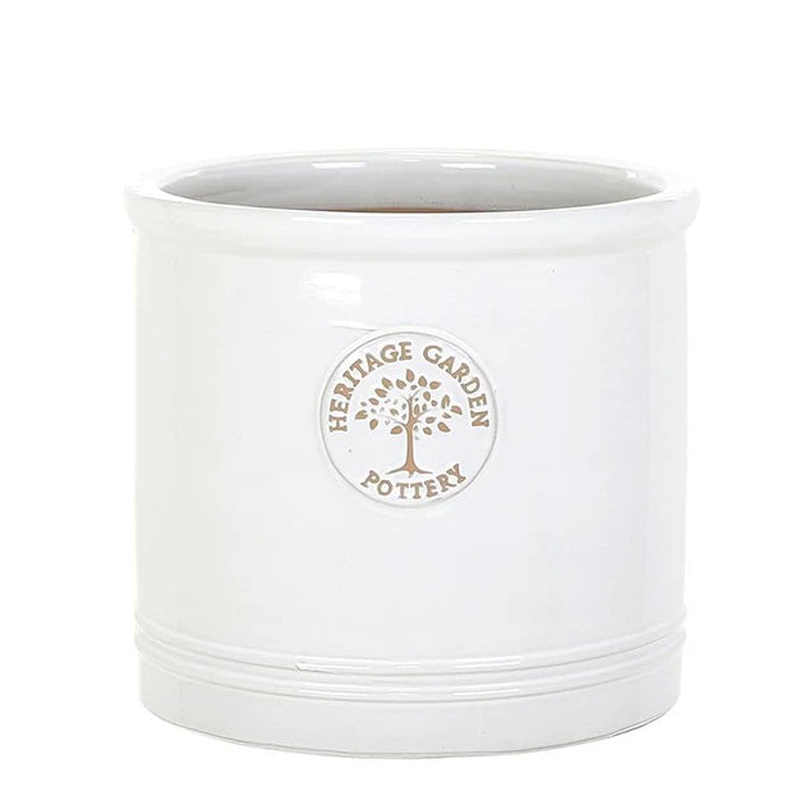 Heritage Cylinder White 20cm
