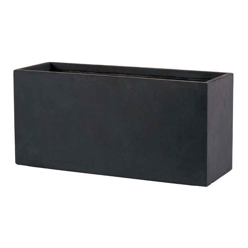Liverpool 22G Fibreclay Trough Dark Grey 95cm W32cm H44cm