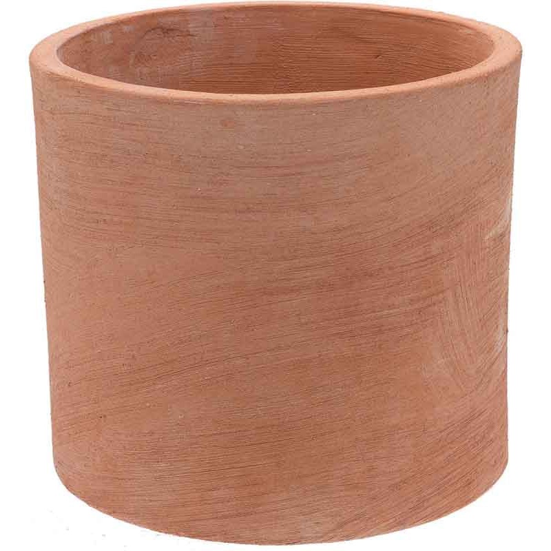 Artisinal Terracotta Modern Cylinder 37cm H33cm Cyl (Cilindro Moderne)
