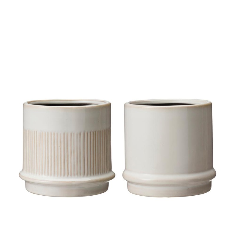 ARIANA Pot Mix White Melange 15x14cm