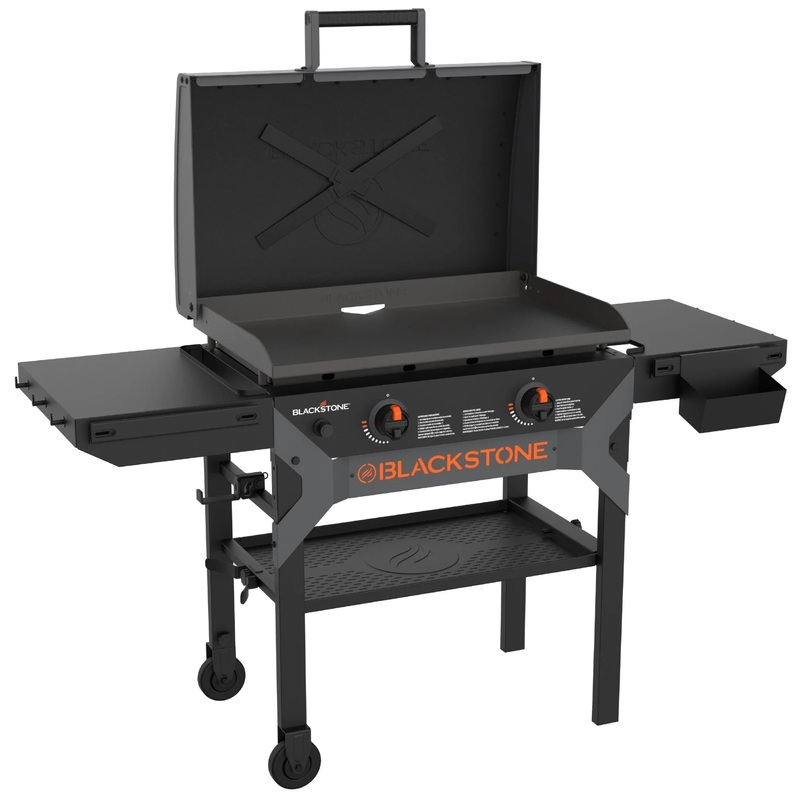 Blackstone  28inch Iron Forged Blackout Griddle Cooking Station with Hood