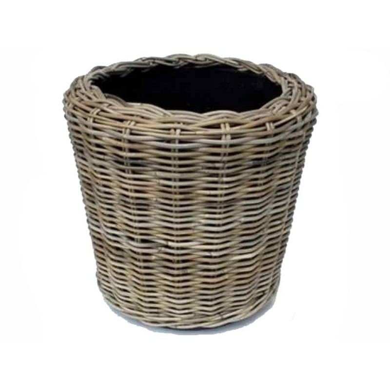 Drypot Rattan Grey 80h62cm