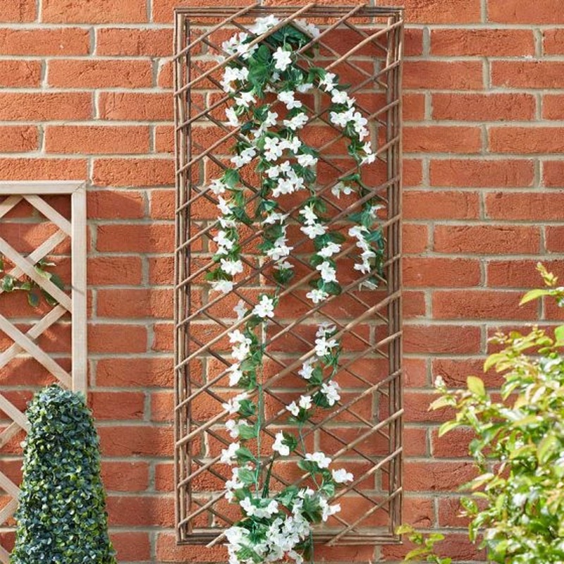 Heavy Duty Framed Willow Trellis Square 1.8 x 0.6m