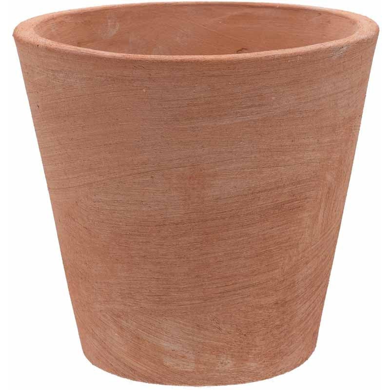 Artisinal Terracotta Modern Conical Pot 37cm H33cm (Conico Moderne)