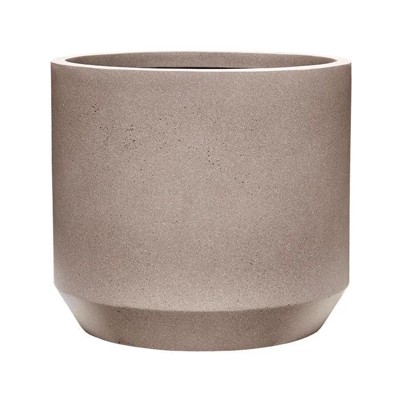 Rotunda Urban Plant Pot 40cm Height 41cm Dia Cylinder Urban Cement Grey