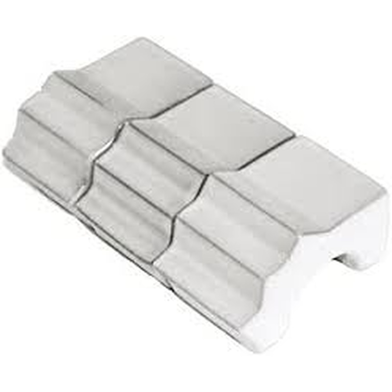 Large Glazed Cream Potfeet Pack of 3