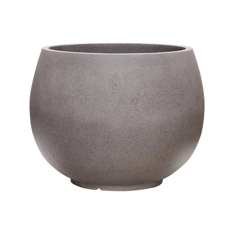 Rotunda Urban Plant Pot 30.5cm Height 30.5cm Dia Globe Urban Cool Grey