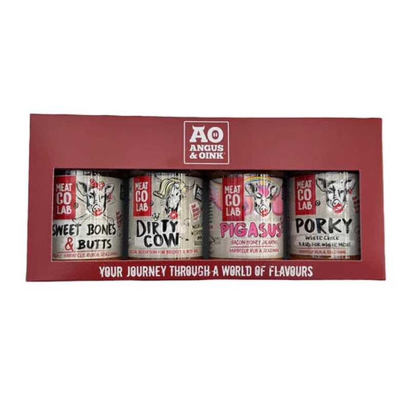 Angus & Oink Best of BBQ Gift Pack (4x 200g BBQ Seasonings)