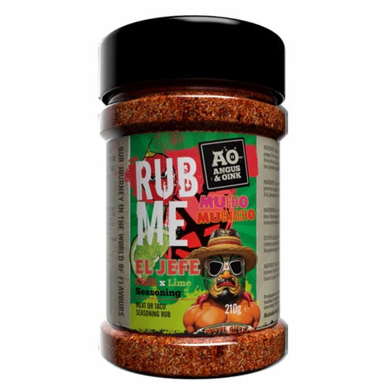 Angus & Oink El Jefe Chilli x Lime (200g BBQ Seasoning)