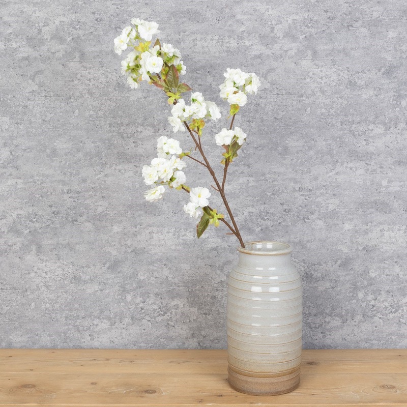 Cherry Blossom Spray White 92cm