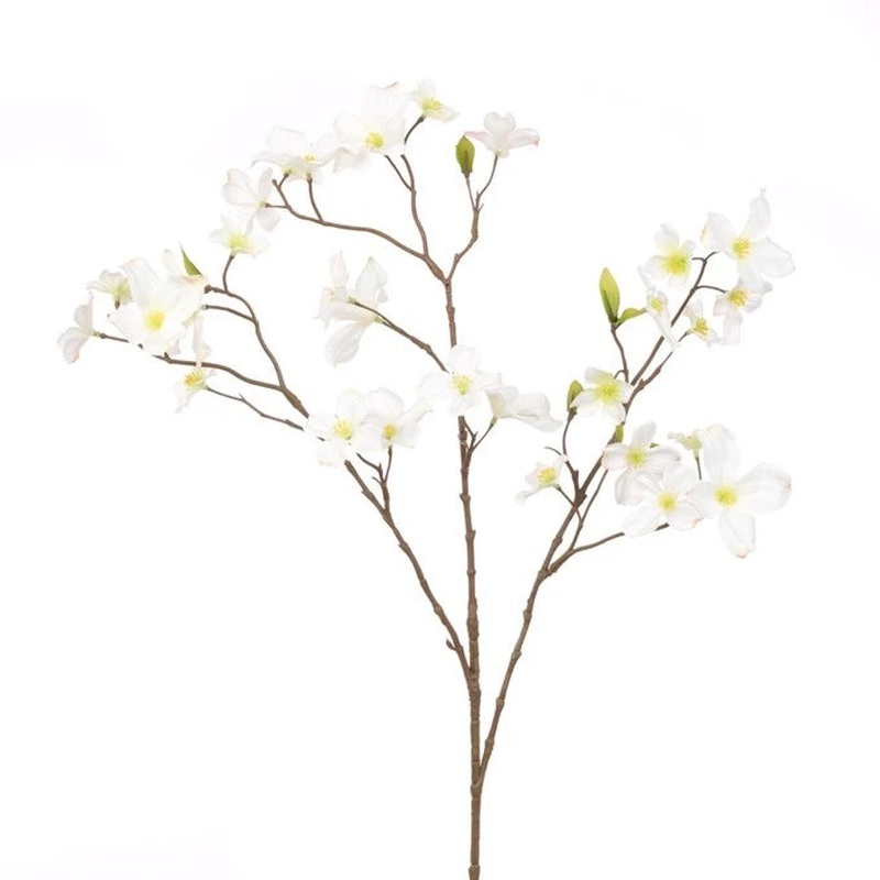 Dogwood Spray White 82cm