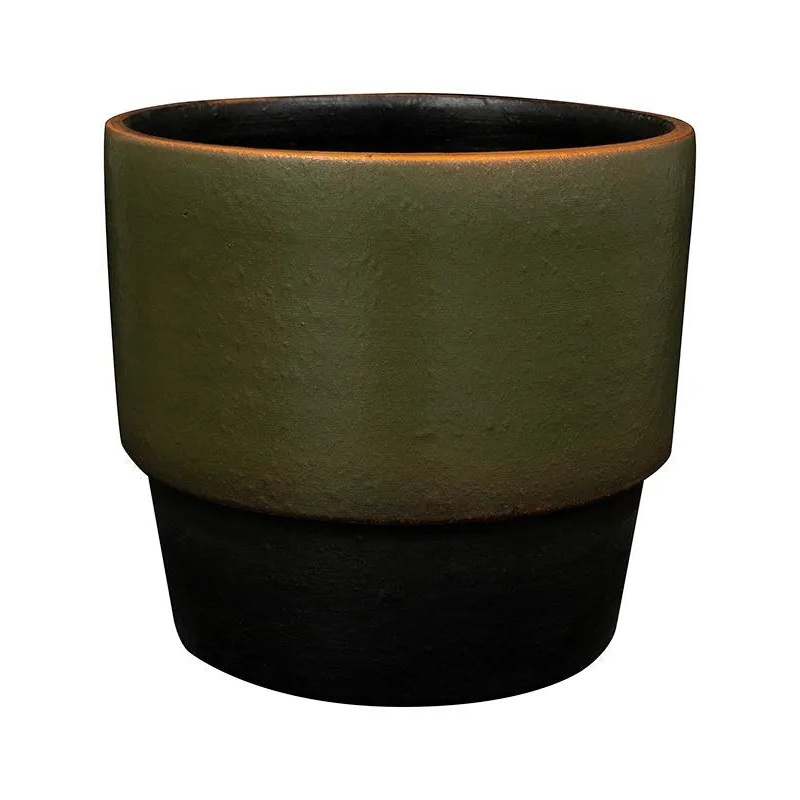 Erik Plant Pot 18cm Height 17cm Dia Pot Olive