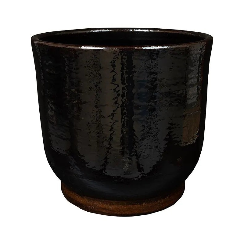 Jayla Plant Pot 25cm Height 24cm Dia Pot Brown