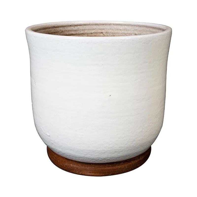 Jayla Plant Pot 25cm Height 24cm Dia Pot White