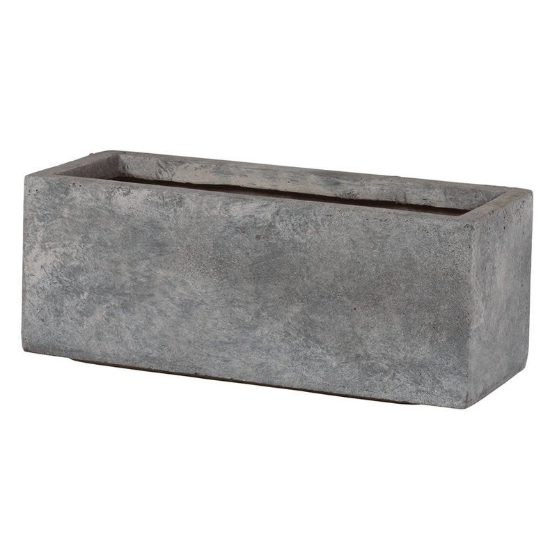 Liverpool 21E Fibreclay Trough Light Grey 60cm W16cm H16cm