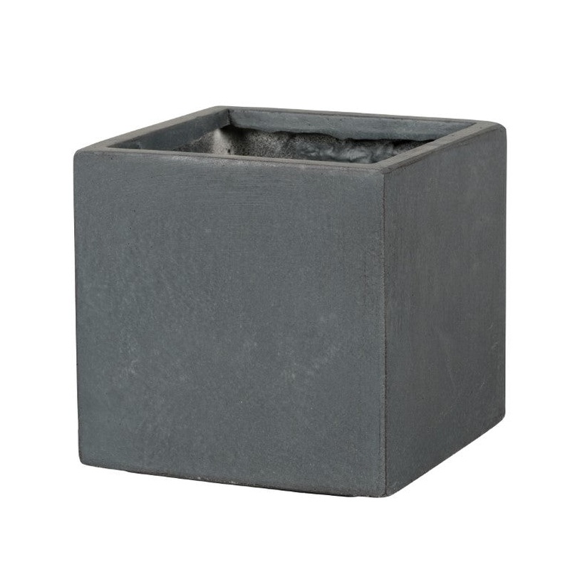 Liverpool Fibreclay Square 03G Dark Grey 44cm W44cm H38cm