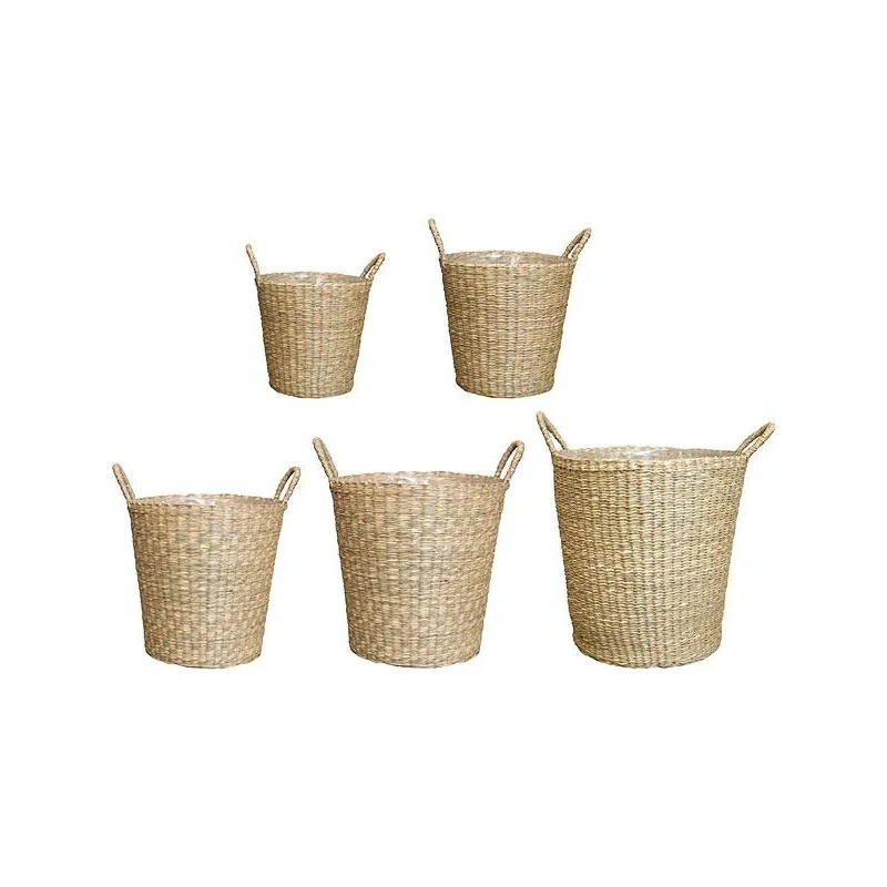 Lizzy Plant Pot 40cm Height cm Dia Pot Natural (set of 5)