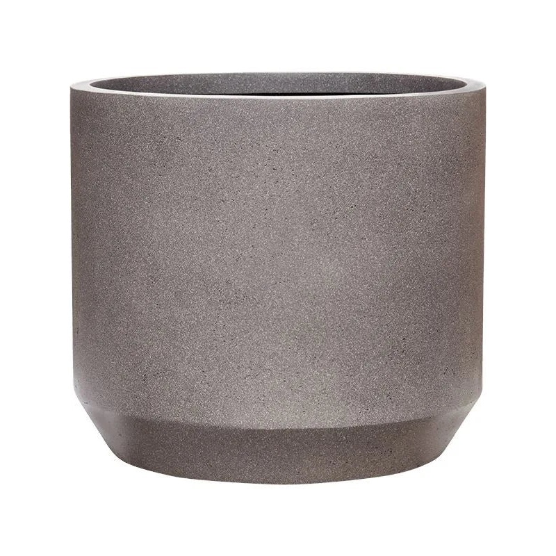 Rotunda Urban Plant Pot 40cm Height 41cm Dia Cylinder Urban Cool Grey