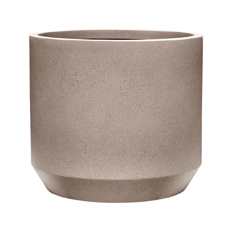 Rotunda Urban Plant Pot 49cm Height 51cm Dia Cylinder Urban Cement Grey
