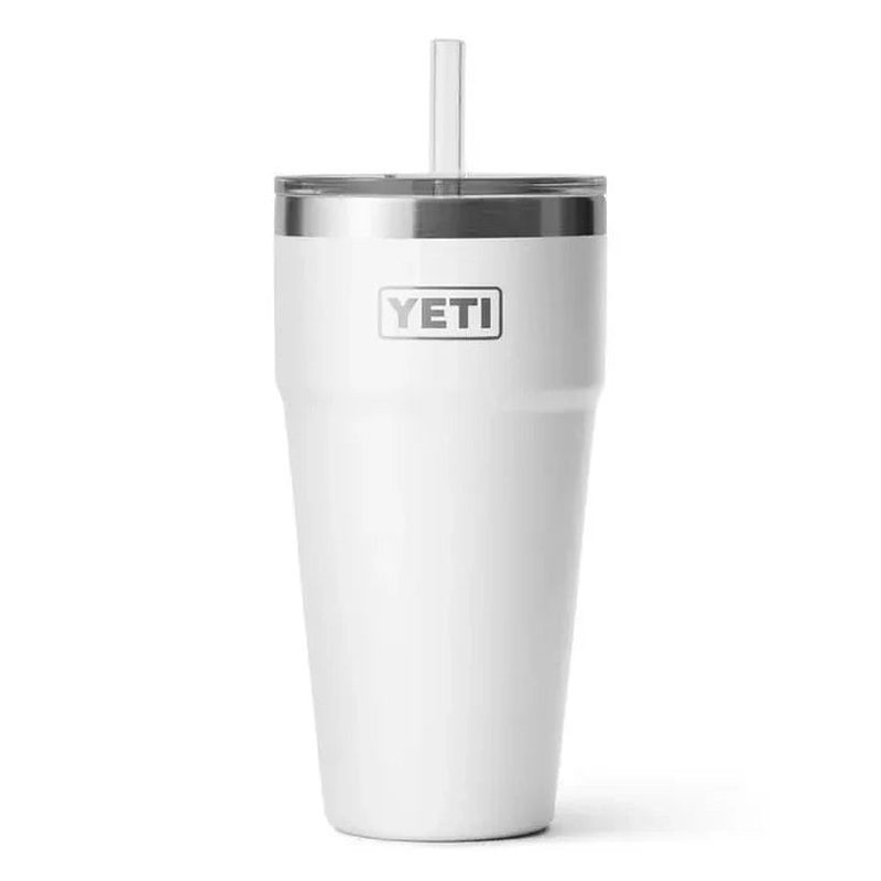 Yeti Rambler 26 Oz (769 ml) Straw Cup White