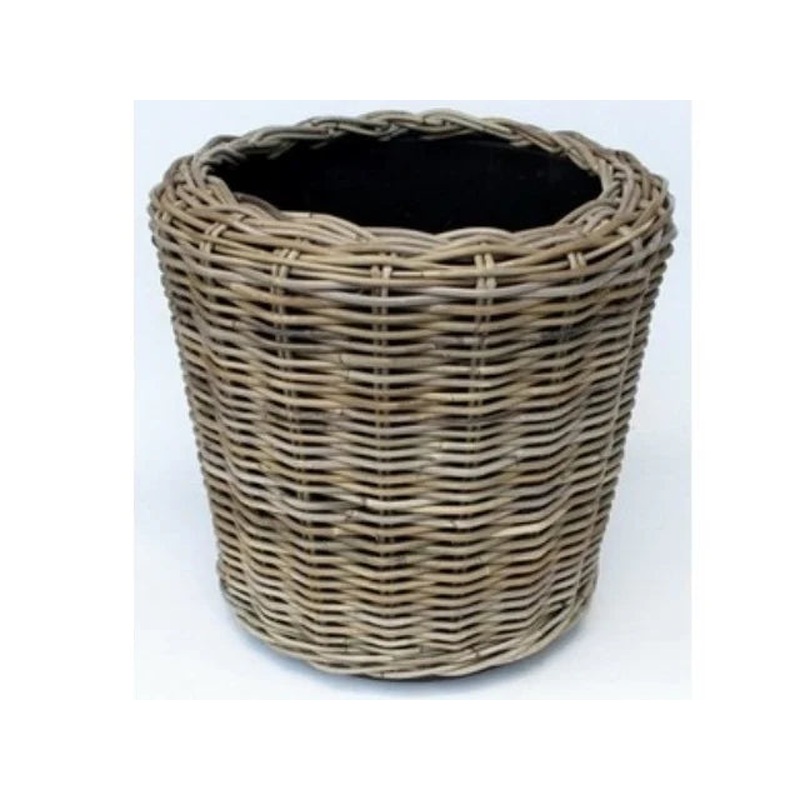 Drypot Rattan Grey 42cm h44cm