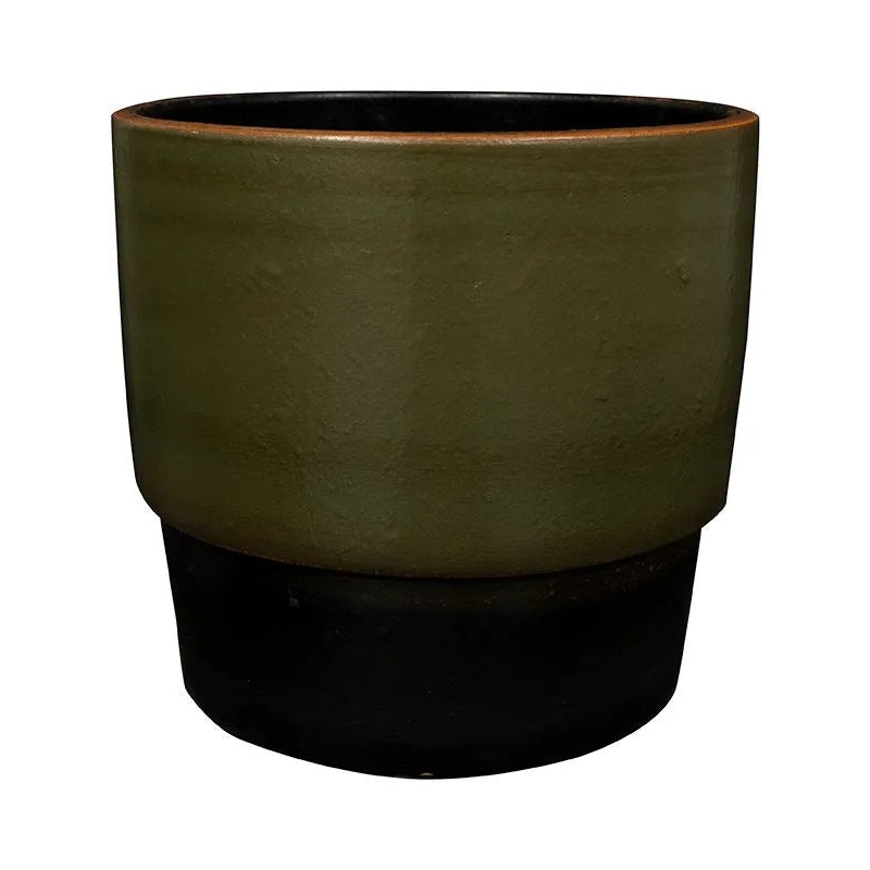 Erik Plant Pot 20cm Height 20cm Dia Pot Olive