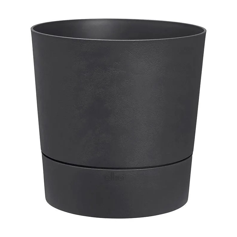 Greensense Aqua Care Plant Pot 29cm Height 28.5cm Dia Round Charcoal