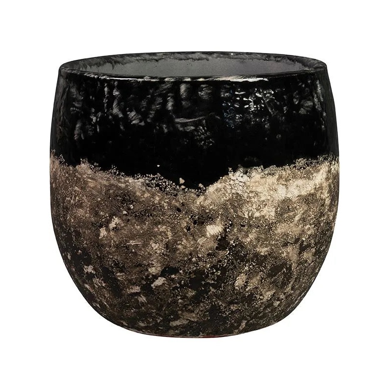 Lindy Plant Pot 16cm Height 14cm Dia Pot Black