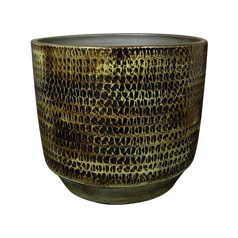 Sanna Plant Pot 32cm Height 33cm Dia Pot Moss Green