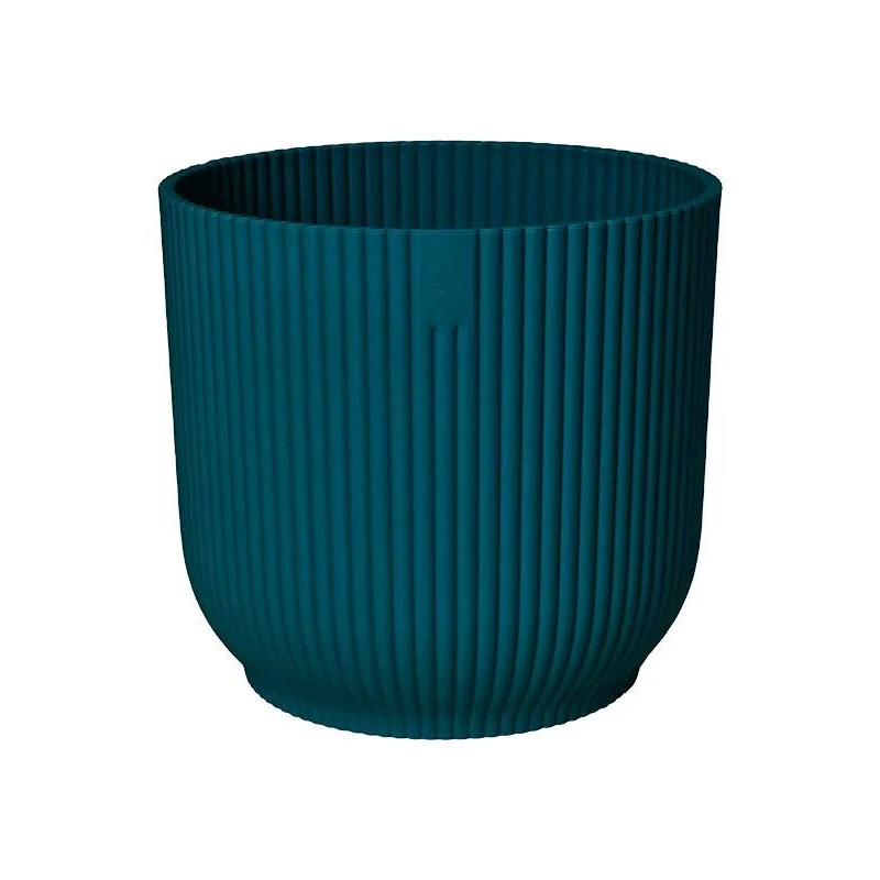 Vibes Fold Plant Pot 6.5cm Height 6.5cm Dia Round Mini Deep Blue