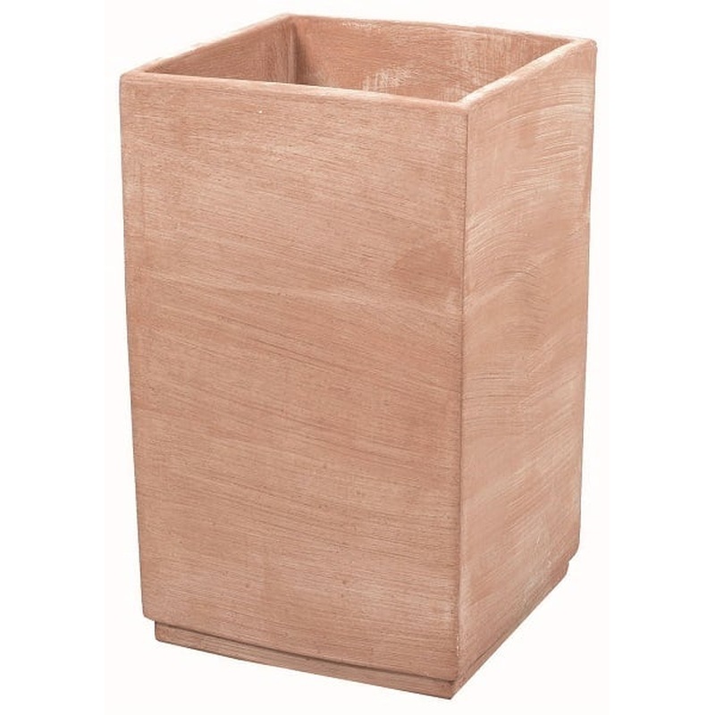 Artisinal Terracotta Cubo Basic Trough L36cm/W36cm/H60cm