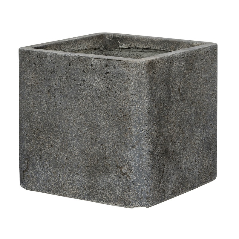 Beaumont Fibreclay Square 03G Dark Grey 22.5cm W22.5cm H22cm