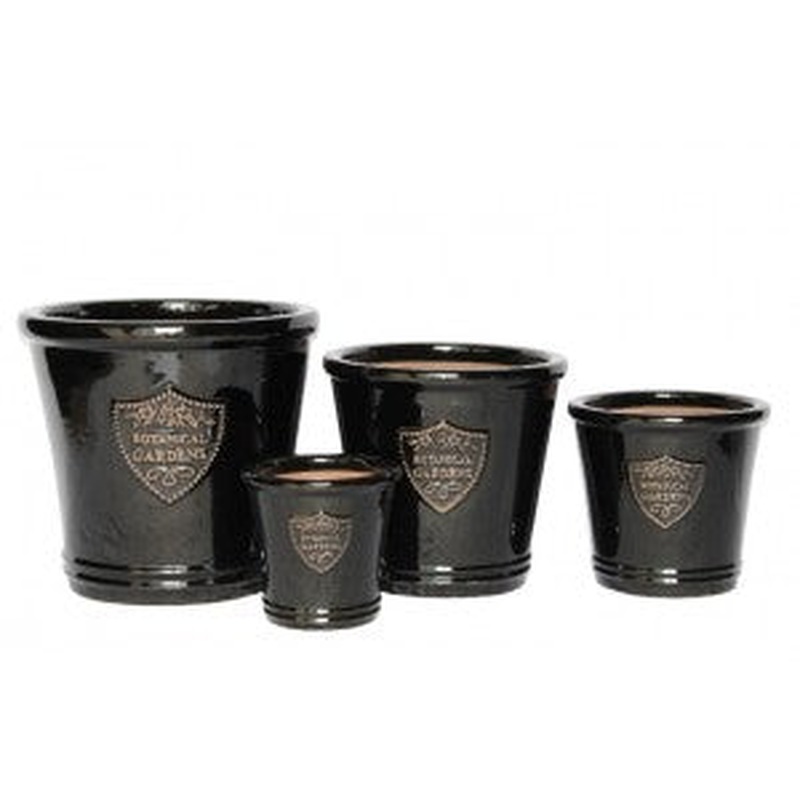 Botanic Planter Pot Black 21cm H20cm