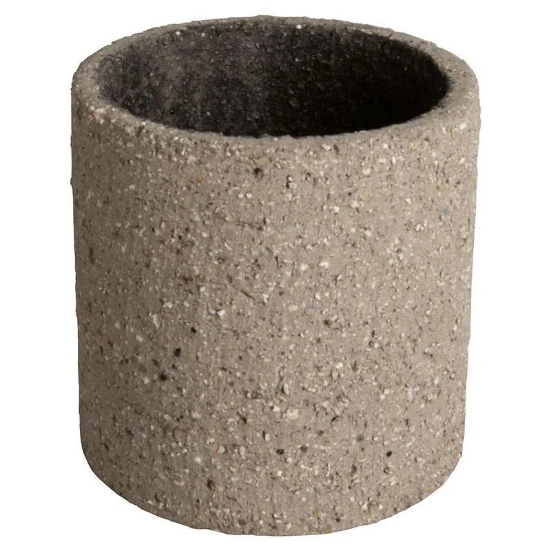 Cicle Plant Pot 25cm Height 22.5cm Dia Pot Light Grey