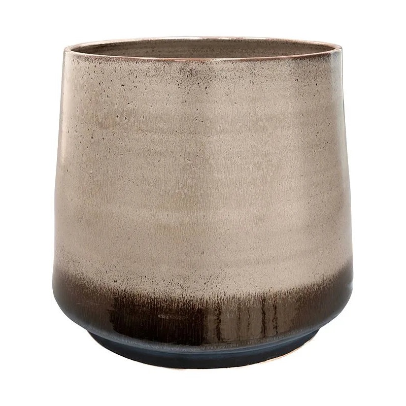 Noaz Plant Pot 30cm Height 28cm Dia Pot Coffee