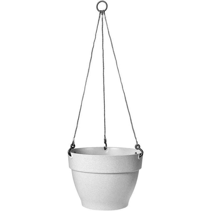 Vibia Plant Pot 18cm Height 25cm Dia Campana Hanging Basket Living Concrete