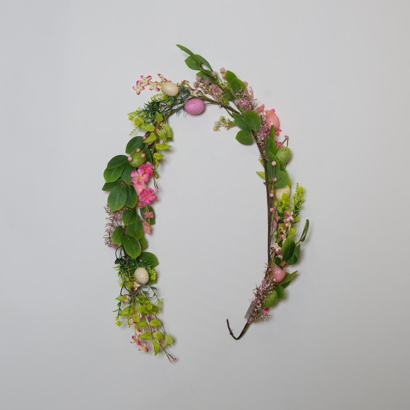 5 Mixed Fls & Egg Garland