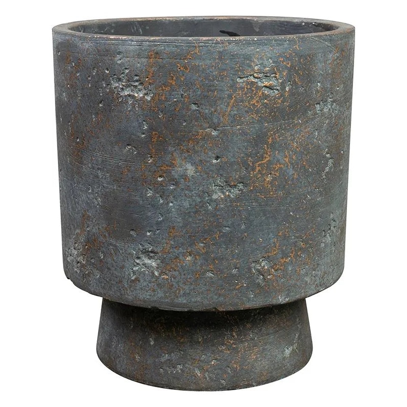 Aily Plant Pot 20cm Height 15cm Dia Pot Anthracite