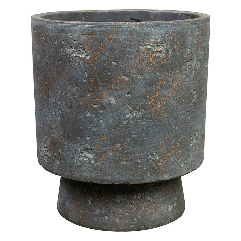Aily Plant Pot 23cm Height 16cm Dia Pot Anthracite