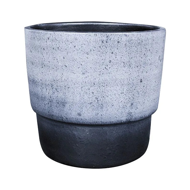 Erik Plant Pot 23cm Height 22cm Dia Pot Denim