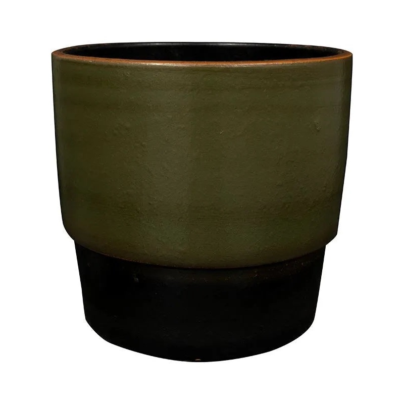 Erik Plant Pot 23cm Height 22cm Dia Pot Olive