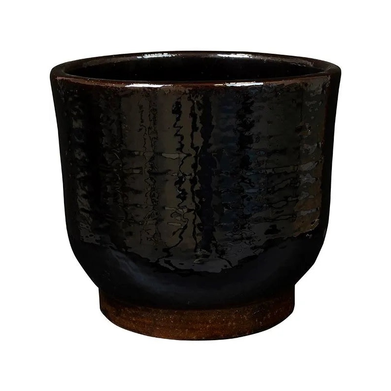 Jayla Plant Pot 17cm Height 16cm Dia Pot Brown