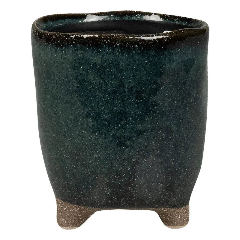 Kaat Plant Pot 8cm Height 6cm Dia Pot Petrol