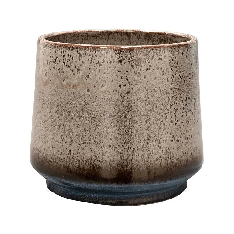 Noaz Plant Pot 13cm Height 11cm Dia Pot Coffee