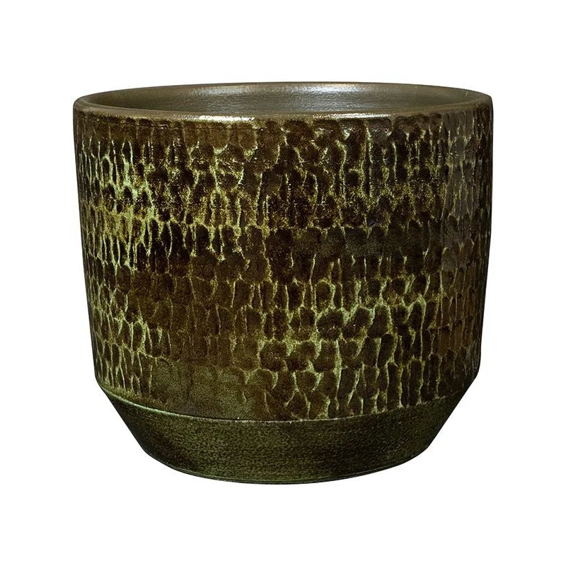 Sanna Plant Pot 13cm Height 12cm Dia Pot Moss Green